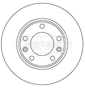 BORG & BECK Piduriketas BBD5358